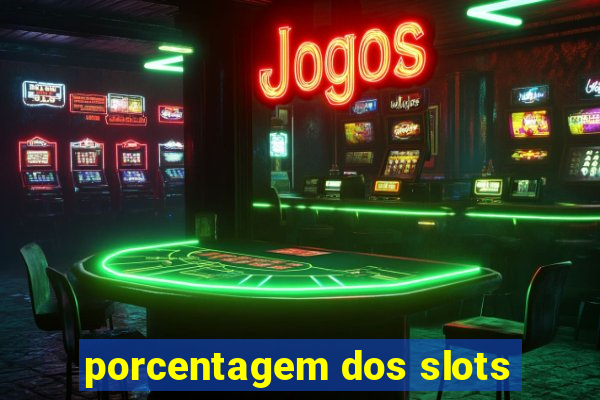 porcentagem dos slots